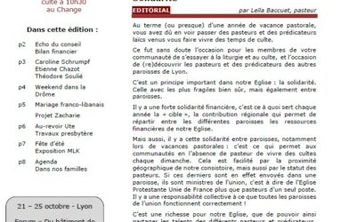 Le Change-Infos de l&rsquo;été est dans vos boîtes !