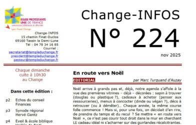 Le Change-Infos de novembre vient d’arriver !
