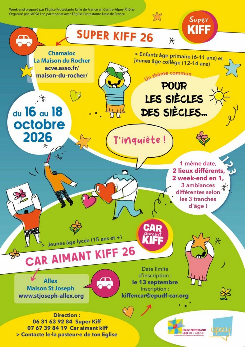 Affiche Super Kiff 2026 - CAR AIMANT